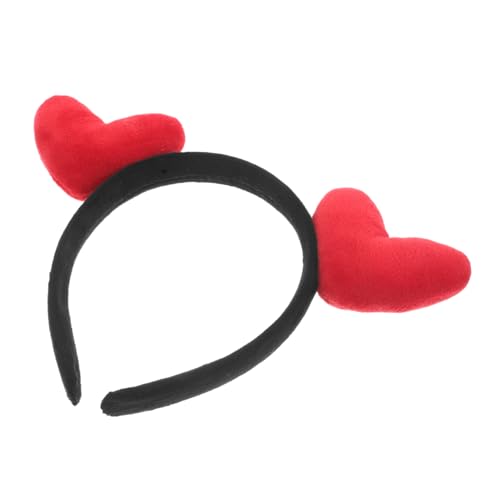 TOGEVAL Herzförmiger Haarreif für Valentinstag Plüsch Haarband mit Elastischem Komfort Süßes Design für Liebesfeiern Kostümzubehör oder Party Dekoration TOGEVAL Herzförmiger Haarreif für Valentinstag Plüsch Haarband mit Elastischem Komfort Süßes Design für Liebesfeiern Kostümzubehör oder Party Dekoration von TOGEVAL