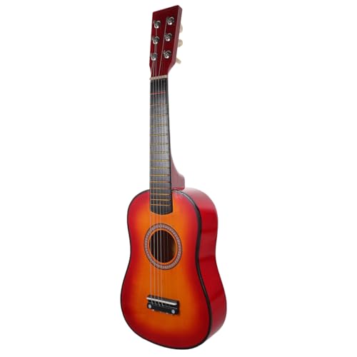 TOGEVAL Holzspielzeug Gitarre für Anfänger Übungsgitarre mit Sonnenuntergang Farbverlauf Leichtes Akustisches Musikinstrument Fördert Musikalisches Gehör und Spielerisches Lernen TOGEVAL Holzspielzeug Gitarre für Anfänger Übungsgitarre mit Sonnenuntergang Farbverlauf Leichtes Akustisches Musikinstrument Fördert Musikalisches Gehör und Spielerisches Lernen von TOGEVAL