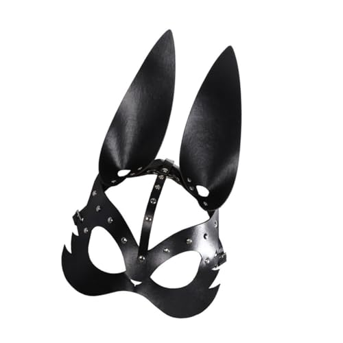 TOGEVAL Ledermaske Maskerade Halbmaske Für Halloween Weihnachten Karneval Dekoration von TOGEVAL