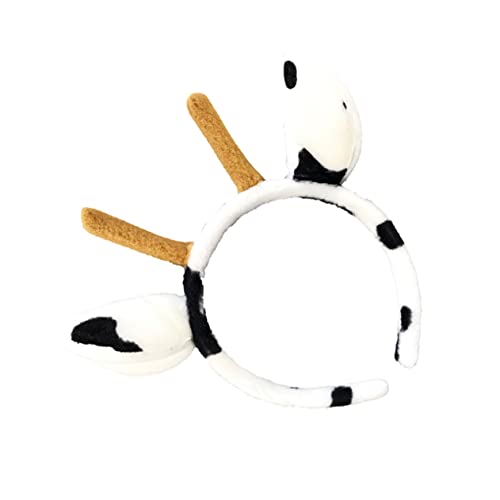 TOGEVAL Kopfschmuck Stirnband Stirnbänder Haarschmuck Für Kinderpartys Cartoon-tier-stirnband Haarreifen Haarmanschetten Tierstirnband Für Mädchen Stirnband Für Kinder Kuhohr Kopfbedeckung von TOGEVAL