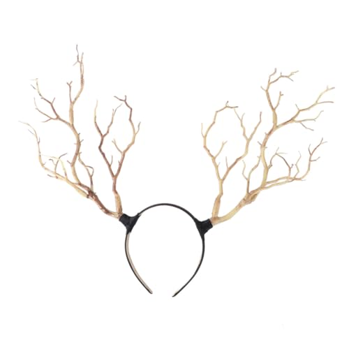 TOGEVAL Kreativer Hexen Horn Kopfschmuck Halloween Party Haarreif Branch Headdress Leicht und Bequem für Damen und Mädchen Cosplay und Kostüm Zubehör TOGEVAL Kreativer Hexen Horn Kopfschmuck Halloween Party Haarreif Branch Headdress Leicht und Bequem für Damen und Mädchen Cosplay und Kostüm Zubehör von TOGEVAL