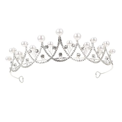 TOGEVAL Krone Haarreif mit Perlen Dekoratives Stirnband für Party und Geburtstag Leichtes Langlebiges Mädchen Haaraccessoire für Prinzessin Kostüm und Festliche Anlässe TOGEVAL Krone Haarreif mit Perlen Dekoratives Stirnband für Party und Geburtstag Leichtes Langlebiges Mädchen Haaraccessoire für Prinzessin Kostüm und Festliche Anlässe von TOGEVAL