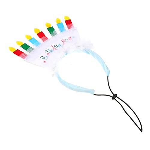 TOGEVAL Leichtes Party Haarband mit Flauschigem Kuchen Langlebig und Flexibel Dekoratives Geburtstags Accessoire für Jungen und Mädchen Sorgt für Festliche Atmosphäre bei Feierlichkeiten von TOGEVAL