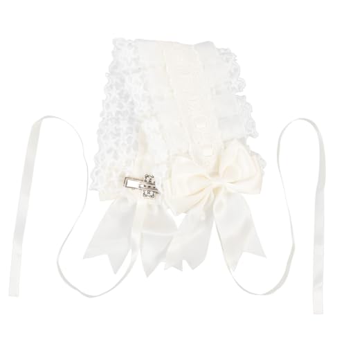 TOGEVAL Lolita Spitzen haarband mit Sternenmuster Hautfreundliches Bequemes Haaraccessoire für Frauen und Mädchen Stilvolles Kopfschmuck für Cosplay Geburtstag Party und Alltag von TOGEVAL