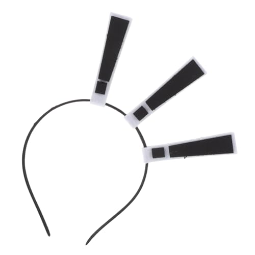 TOGEVAL Lustiges Party Haarband mit Auffälligem Ausrufezeichen Flexibler Haarschmuck für Damen Stabiler und Bequemer Sitz Vielseitiges Styling für Party und Cosplay TOGEVAL Lustiges Party Haarband mit Auffälligem Ausrufezeichen Flexibler Haarschmuck für Damen Stabiler und Bequemer Sitz Vielseitiges Styling für Party und Cosplay von TOGEVAL