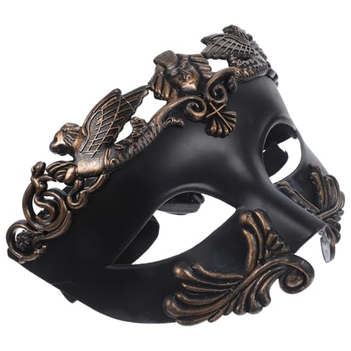 TOGEVAL Weiße Maske Masquerade Halbmaske Für Halloween Kostümparty Romantische Venezianische Maske Für Änner Ideal Für Karneval Maskenball Maske Gesicht Verkleidung TOGEVAL Weiße Maske Masquerade Halbmaske Für Halloween Kostümparty Romantische Venezianische Maske Für Änner Ideal Für Karneval Maskenball Maske Gesicht Verkleidung von TOGEVAL