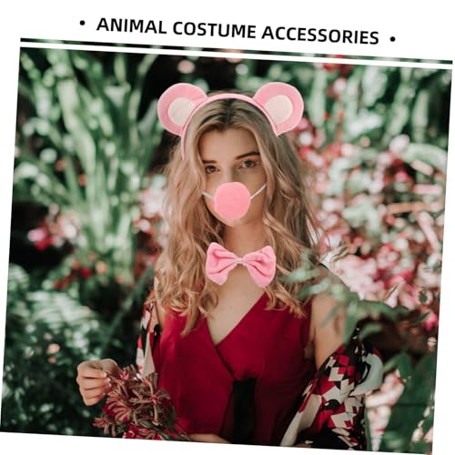 TOGEVAL Niedliches Bärenohren stirnband Plüsch Cartoon Ohrenschmuck mit Schleife Weiches Kostümzubehör Komfortabel Fester Sitz für Party Cosplay TOGEVAL Niedliches Bärenohren stirnband Plüsch Cartoon Ohrenschmuck mit Schleife Weiches Kostümzubehör Komfortabel Fester Sitz für Party Cosplay von TOGEVAL