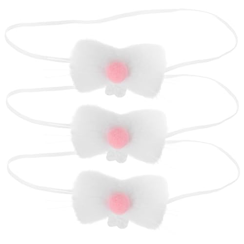 TOGEVAL Hasennase Für Jungen Und Mädchen Zubehör 3er-pack Plüschnasen-kostüme Osterhasennasen-bastelarbeiten Für Kinder TOGEVAL Hasennase Für Jungen Und Mädchen Zubehör 3er-pack Plüschnasen-kostüme Osterhasennasen-bastelarbeiten Für Kinder von TOGEVAL