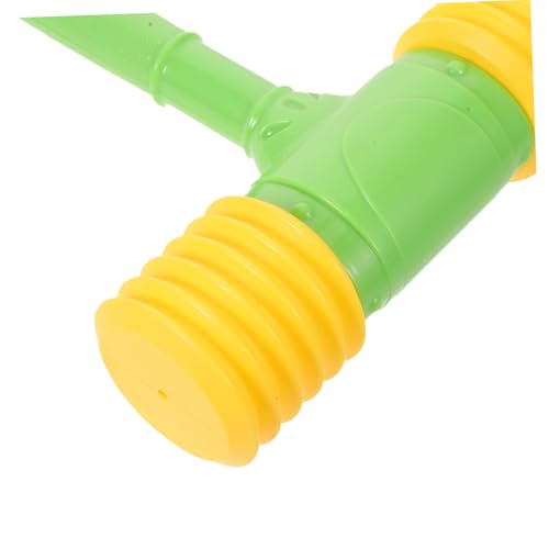 TOGEVAL Plastikhammer für Whacking Game Mallet Pounding Tragbar Gelb für Familienfeiern und Unterhaltung von TOGEVAL