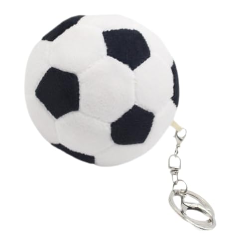 TOGEVAL Plüsch Fußball Schlüsselanhänger Weicher Gefüllter Fußballanhänger Praktischer Schlüsselring Robustes Design für Taschen Geburtstagsgeschenke Party Dekoration TOGEVAL Plüsch Fußball Schlüsselanhänger Weicher Gefüllter Fußballanhänger Praktischer Schlüsselring Robustes Design für Taschen Geburtstagsgeschenke Party Dekoration von TOGEVAL