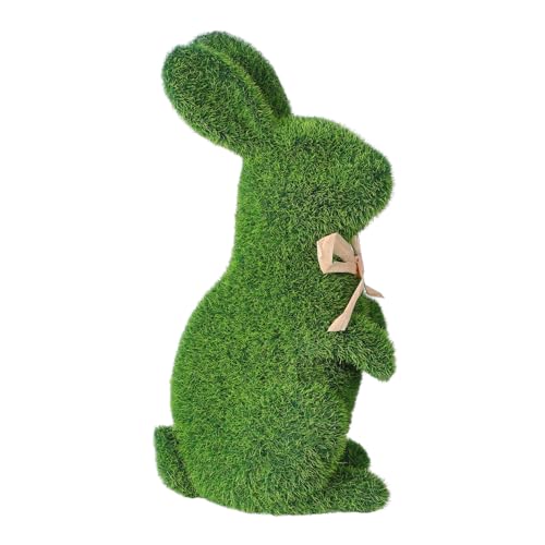 TOGEVAL Realistische Beflockte Osterhasenfigur Grün Künstliche Häschen Dekoration für Osterparty Ostern Heimdeko und Garten Wetterbeständig für Drinnen und Draußen TOGEVAL Realistische Beflockte Osterhasenfigur Grün Künstliche Häschen Dekoration für Osterparty Ostern Heimdeko und Garten Wetterbeständig für Drinnen und Draußen von TOGEVAL