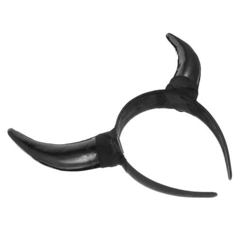 TOGEVAL Realistisches Horn Haarreif Halloween Kopfschmuck Leichtes Stirnband für Erwachsene Bequemes Cosplay Accessoire für Party und Karneval Langlebiges Design von TOGEVAL