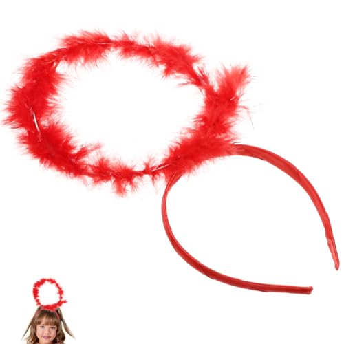 TOGEVAL Rotes Engel Heiligenschein Haarreif Kopfschmuck für Karneval Party Fasching Kostüm Zubehör Elegantes Bequemes Design Kinderfreundlich Langlebig Passend für Verschiedene Anlässe TOGEVAL Rotes Engel Heiligenschein Haarreif Kopfschmuck für Karneval Party Fasching Kostüm Zubehör Elegantes Bequemes Design Kinderfreundlich Langlebig Passend für Verschiedene Anlässe von TOGEVAL