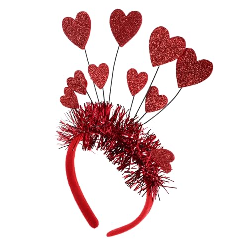 TOGEVAL Rotes Herz Stirnband mit Pailletten Glitzerndes Haarreif Leichtes Komfortables Party Accessoire für Valentinstag Halloween Hochzeit und Festliche Anlässe TOGEVAL Rotes Herz Stirnband mit Pailletten Glitzerndes Haarreif Leichtes Komfortables Party Accessoire für Valentinstag Halloween Hochzeit und Festliche Anlässe von TOGEVAL