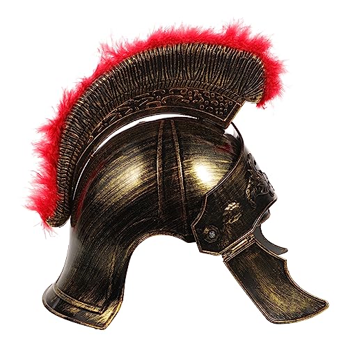 TOGEVAL Samurai Hut Für Männer Gladiator Kostüm Für Erwachsene Römischer Helm Römischer Soldat Helm Für Männer Römisches Kostüm Wikinger Helm Für Männer Gladiator Helm Römischer von TOGEVAL
