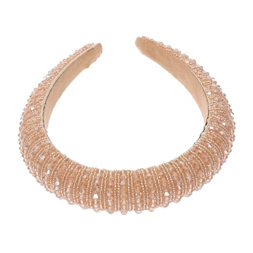 TOGEVAL Stilvolles Barock Haarband mit Perlen Handgefertigtes Bequemes Damen Accessoire für Party Karneval und Cosplay Modischer Kopfschmuck für Besondere Anlässe von TOGEVAL