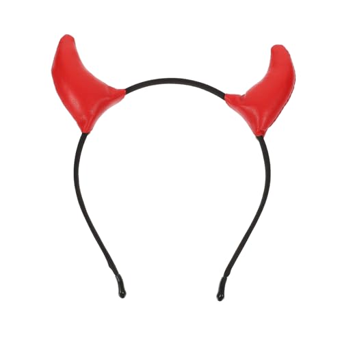 TOGEVAL Teufelshörner Haarreif aus Hochwertigem Halloween Stirnband mit Hörnern Langlebiges Cosplay Accessoire für Karneval Maskerade Party und Kostümveranstaltungen TOGEVAL Teufelshörner Haarreif aus Hochwertigem Halloween Stirnband mit Hörnern Langlebiges Cosplay Accessoire für Karneval Maskerade Party und Kostümveranstaltungen von TOGEVAL