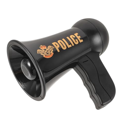 TOGEVAL Trompete Polizei Horn mit Realistischem Sirenenton Leichter Lautsprecher Rollenspiel Zubehör für Jungen und Mädchen Party und Kostümzubehör TOGEVAL Trompete Polizei Horn mit Realistischem Sirenenton Leichter Lautsprecher Rollenspiel Zubehör für Jungen und Mädchen Party und Kostümzubehör von TOGEVAL