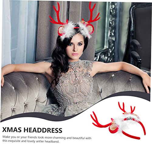 TOGEVAL Weihnachtlicher Haarreif mit Roten Rentier Geweihen Handgefertigt Komfortabel Langlebig und Sicher Festlicher Haarschmuck für Weihnachtsfeier und Party TOGEVAL Weihnachtlicher Haarreif mit Roten Rentier Geweihen Handgefertigt Komfortabel Langlebig und Sicher Festlicher Haarschmuck für Weihnachtsfeier und Party von TOGEVAL