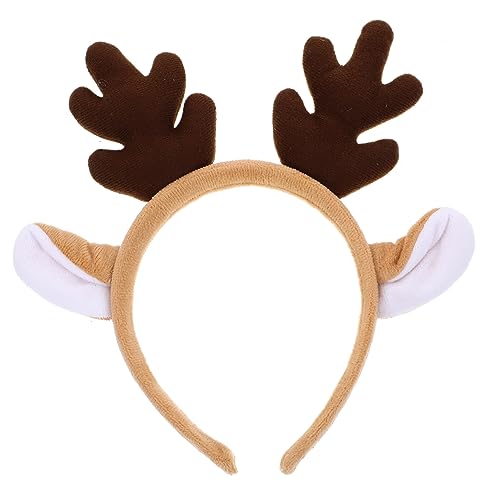 TOGEVAL Weihnachtlicher Stirnband mit Rentiergeweih Haaraccessoire für Weihnachten Geburtstagsfeiern und Kostüme Leicht und Bequem Geeignet für Erwachsene TOGEVAL Weihnachtlicher Stirnband mit Rentiergeweih Haaraccessoire für Weihnachten Geburtstagsfeiern und Kostüme Leicht und Bequem Geeignet für Erwachsene von TOGEVAL
