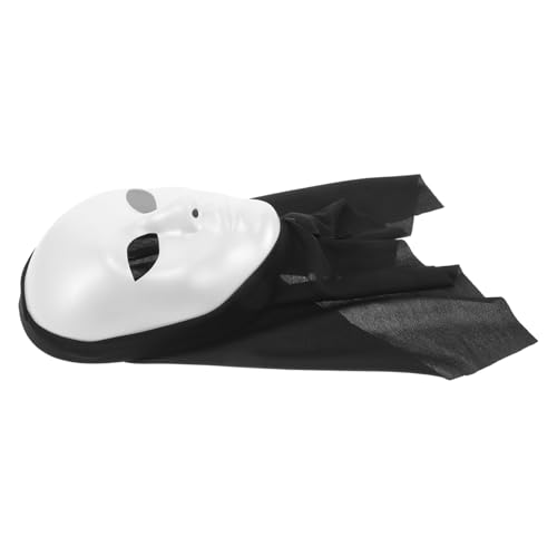 TOGEVAL Halloween Maske Weiß Vollgesichtsmaske für Erwachsene Maskerade Tanz Abschlussball Purge Kostüm Realistisches Design TOGEVAL Halloween Maske Weiß Vollgesichtsmaske für Erwachsene Maskerade Tanz Abschlussball Purge Kostüm Realistisches Design von TOGEVAL