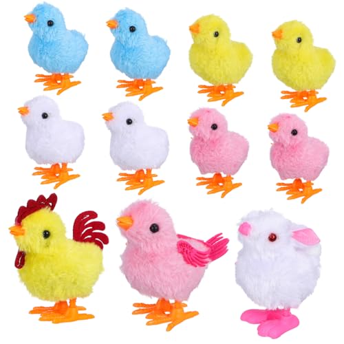 TOGEVAL Wind Up Küken Flauschiges Aufziehspielzeug mit Huhn Henne Hahn und Hasen für Ostern Partys Fördert Motorik und Fantasie TOGEVAL Wind Up Küken Flauschiges Aufziehspielzeug mit Huhn Henne Hahn und Hasen für Ostern Partys Fördert Motorik und Fantasie von TOGEVAL