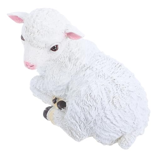 TOGEVAL Lamm Kuscheltiere Schaf Ornament Schaf Modell Harz Handwerk Für Party Dekorationen TOGEVAL Lamm Kuscheltiere Schaf Ornament Schaf Modell Harz Handwerk Für Party Dekorationen von TOGEVAL