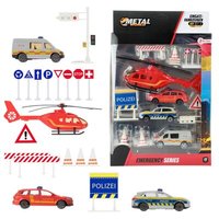 TOI TOYS 23962B METAL Set Fahrzeuge-Rettungsdienst TOI TOYS 23962B METAL Set Fahrzeuge-Rettungsdienst von TOI-TOYS