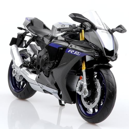 TOKAXI 1/12 Maßstab Yamaha YZF-R1M Diecast Spielzeugmotorräder, Yamaha Motorradmodell, R1 Motorrad-Spielzeug Geschenke für Jungen und Mädchen TOKAXI 1/12 Maßstab Yamaha YZF-R1M Diecast Spielzeugmotorräder, Yamaha Motorradmodell, R1 Motorrad-Spielzeug Geschenke für Jungen und Mädchen von TOKAXI