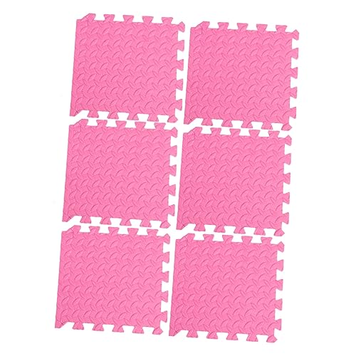 6 Stück Dicke Eva Puzzlematte mit Blätterstruktur Interlockende Spielmatte für Schützender Bodenbelag für Spielzimmer und Wohnräume 6 Stück Dicke Eva Puzzlematte mit Blätterstruktur Interlockende Spielmatte für Schützender Bodenbelag für Spielzimmer und Wohnräume von TOKIDNY
