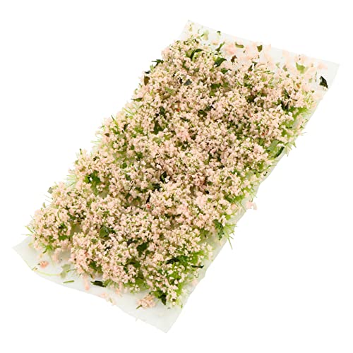 TOKIDNY 1 Schachtel Künstliche Mini Blumen Cluster Dekorative Miniatur Hausverzierung DIY Modell Landschaftsgrün für Garten Puppenhaus und Eisenbahn Realistische Blumen für Feengarten und von TOKIDNY