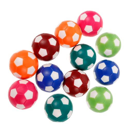 TOKIDNY 12 Stück Tischfußball Zubehör, Fußball Spielzubehör, Tischspiel Fußbälle, Tischfußballbälle, Ersatz Fußballbälle, Schreibtisch Fußballspielbälle, Tischfußballbälle TOKIDNY 12 Stück Tischfußball Zubehör, Fußball Spielzubehör, Tischspiel Fußbälle, Tischfußballbälle, Ersatz Fußballbälle, Schreibtisch Fußballspielbälle, Tischfußballbälle von TOKIDNY