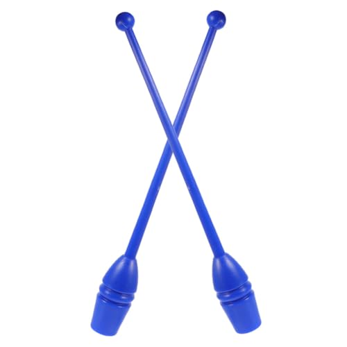 TOKIDNY 2 Stück Turngeräte Für Erwachsene, Twirling Stick, Kunststoff Stick, Deko Stick, Farbiger Calisthenics Stick Zum Twirling, Gymnastik Stab, Gymnastik Stick, Fitness Gerät von TOKIDNY