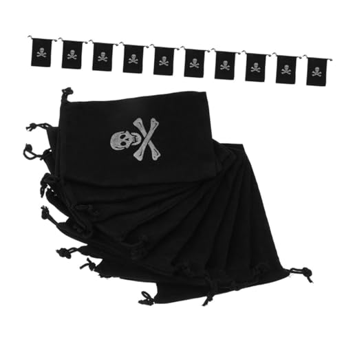 TOKIDNY 24 Stück Halloween-piraten-geschenktüten Mit Kordelzug, -leckereitüten Für Süßigkeiten, , Partygeschenke, Kinder-süßes Oder Saures, Heim- Und Bürodekoration TOKIDNY 24 Stück Halloween-piraten-geschenktüten Mit Kordelzug, -leckereitüten Für Süßigkeiten, , Partygeschenke, Kinder-süßes Oder Saures, Heim- Und Bürodekoration von TOKIDNY