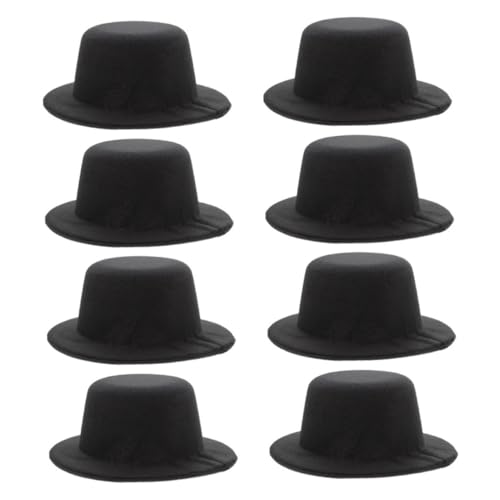 TOKIDNY 8 Stück Teiliges Mini Hüte Schwarz für Bastelprojekte Partydekoration und Puppen für DIY Kompakt und Vielseitig für Stofftiere und Kostüme TOKIDNY 8 Stück Teiliges Mini Hüte Schwarz für Bastelprojekte Partydekoration und Puppen für DIY Kompakt und Vielseitig für Stofftiere und Kostüme von TOKIDNY
