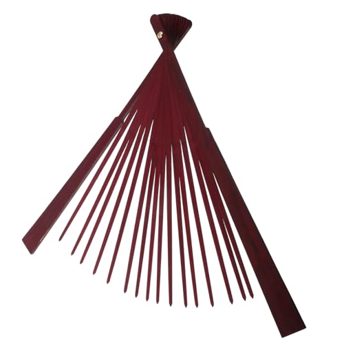 TOKIDNY Faltbarer Handventilator Rahmen aus Holz für Diy Projekte Unvollendeter Fächerrahmen für Kreative Bastelarbeiten Hochzeiten Tänze und Persönliche Dekorationen von TOKIDNY