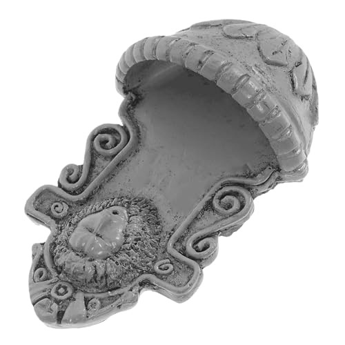 TOKIDNY Miniatur Löwenkopf Wanddeko Garten Dekoration Tierkopf Skulptur für Puppenhaus Büro Regal Symbol Mut und Stärke von TOKIDNY