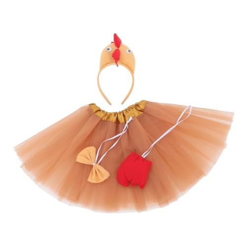 TOKIDNY Kostüme Für Hahnenanzug Stirnband Tutu-set Für Ostern Und Halloween-partys TOKIDNY Kostüme Für Hahnenanzug Stirnband Tutu-set Für Ostern Und Halloween-partys von TOKIDNY
