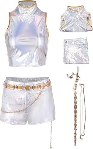 TOKYMOON Damen Filme Stars Rollenspiel Uniform Komplettes Set Halloween Party Karneval Dress für Karneval, Halloween & Party TOKYMOON Damen Filme Stars Rollenspiel Uniform Komplettes Set Halloween Party Karneval Dress für Karneval, Halloween & Party von TOKYMOON