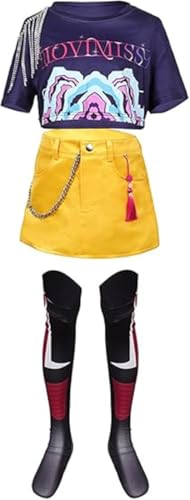 TOKYMOON Damen Filme Stars Rollenspiel Uniform Komplettes Set Halloween Party Karneval Dress für Karneval, Halloween & Party TOKYMOON Damen Filme Stars Rollenspiel Uniform Komplettes Set Halloween Party Karneval Dress für Karneval, Halloween & Party von TOKYMOON
