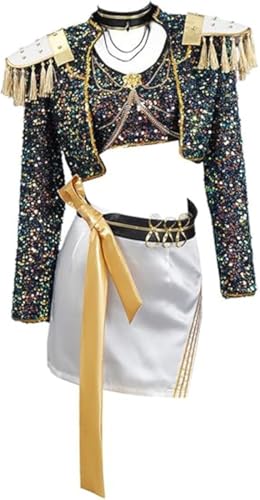 TOKYMOON Damen Filme Stars Rollenspiel Uniform Komplettes Set Halloween Party Karneval Dress für Karneval, Halloween & Party TOKYMOON Damen Filme Stars Rollenspiel Uniform Komplettes Set Halloween Party Karneval Dress für Karneval, Halloween & Party von TOKYMOON