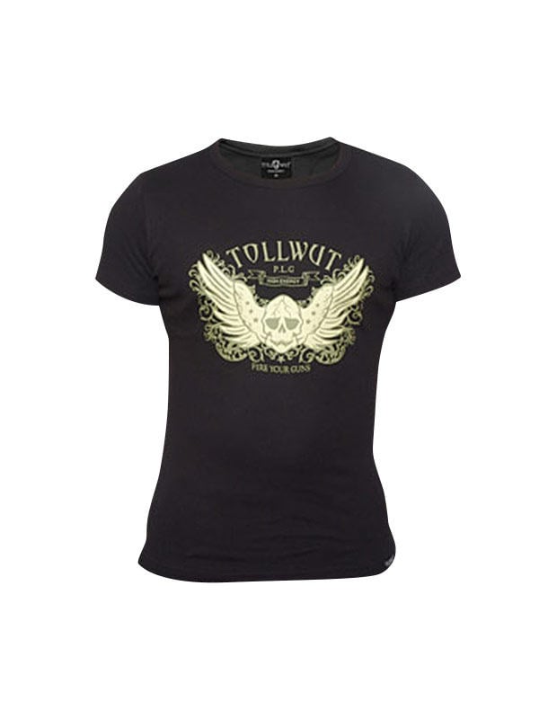 Tollwut-T-Shirt für Herren Motiv Breakout schwarz-gold Tollwut-T-Shirt für Herren Motiv Breakout schwarz-gold von TOLLWUT - KF
