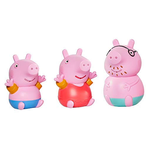 TOOMIES E73159 Tomy Peppa, Daddy Pig, Peppa & George Squirters, Baby, Kids Toys for Water Play, Fun Bath Accessories for Babies & Toddlers, Suitable for 18 Months, 2, 3 & 4 Year Olds,Pink von Toomies
