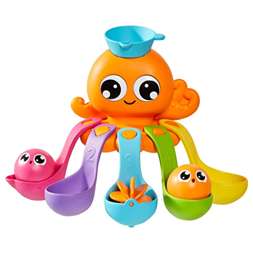 Toomies E73104 Tomy 7 in 1 Activity Octopus, Kids Toys for Water Play, Fun Bath Accessories for Babies and Toddlers, Suitable for 18 Months and Older, Multicoloured von Toomies