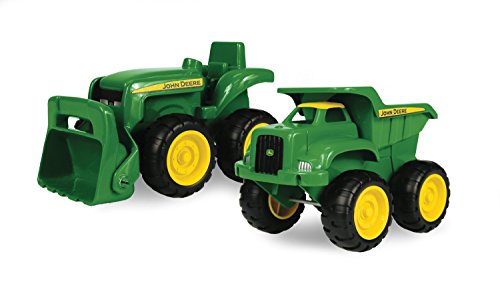John Deere Toys John Deere Sandkasten Fahrzeug 2 Stück, Truck und Traktor, grün, 18 Monate John Deere Toys John Deere Sandkasten Fahrzeug 2 Stück, Truck und Traktor, grün, 18 Monate von JOHN DEERE
