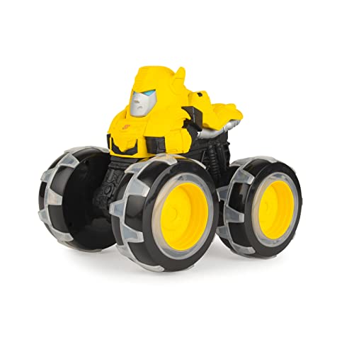Transformers Bumblebee Monster Treads Lightning Wheels Spielzeug | Leuchtendes Monster Truck Spielzeug mit Neonrädern | Gelbes Spielzeug für Kinder, Jungen und Mädchen ab 3, 4, 5+ Jahren von JOHN DEERE