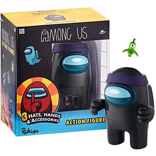 TOMY Among Us Figur Imposter, Schwarz, Spielzeug für Kinder und Erwachsene, Sammlerfigur Among US, 8 – 10 cm, Mini-Spielzeug aus der Kollektion Among Us Multicoloured E73432 TOMY Among Us Figur Imposter, Schwarz, Spielzeug für Kinder und Erwachsene, Sammlerfigur Among US, 8 – 10 cm, Mini-Spielzeug aus der Kollektion Among Us Multicoloured E73432 von TOMY