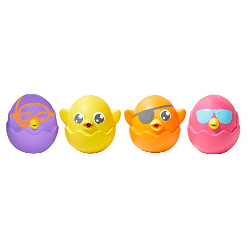 TOMY Games E72818C Hide & Squeak Bath Squirters Toomies Eggs, Multicoloured von Toomies