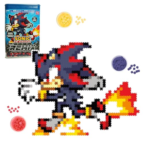 TOMY Jixelz® Remix Sonic Age 7+ Der Igel Bastelset - Laufschatten - 700+ Teile von TOMY