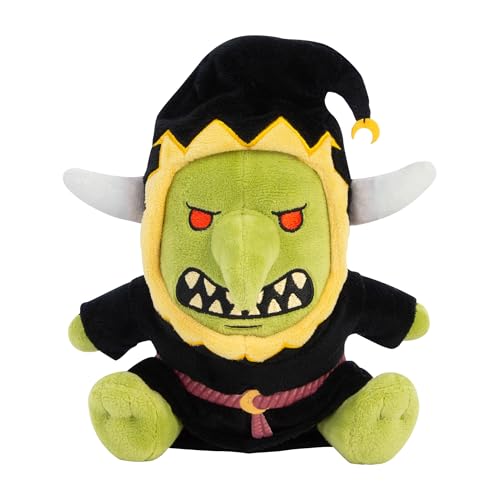 TOMY Warhammer, Gloomspite Git Plüschfigur, Sammlerstück für Jugendliche und Erwachsene, fieser Grot aus Age of Sigmar, rote Augen, offiziell lizenziert, Fantasy-Deko, ab 12 Jahren von TOMY